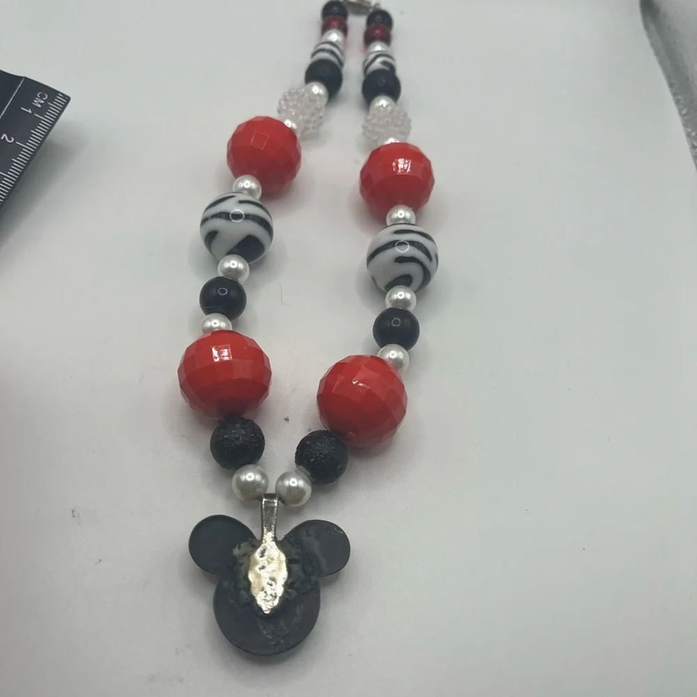 Minnie mouse chunky toddler necklace
